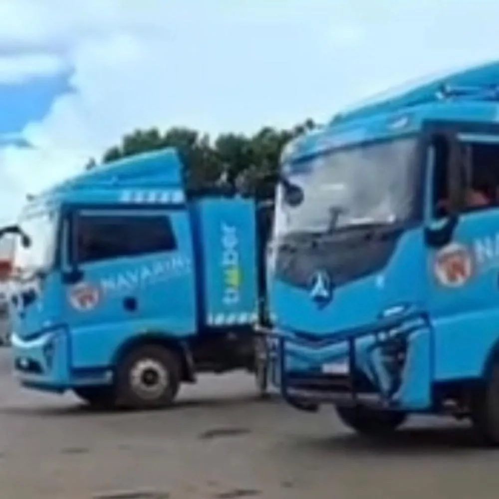 Caminhões elétricos chamam atenção em Primavera do Leste