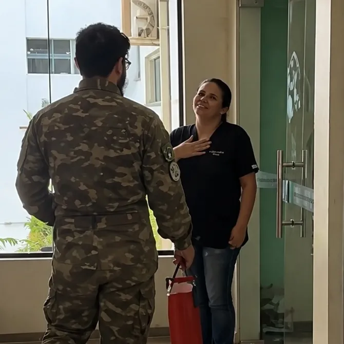 Mato-grossense volta da Ucrânia e surpreende esposa