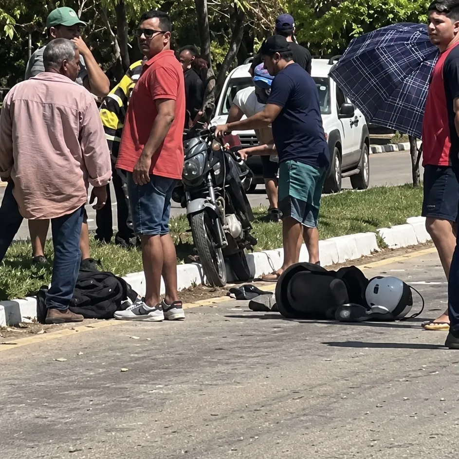 Moto com três ocupantes bate em poste e jovem morre em Chapada dos Guimarães
