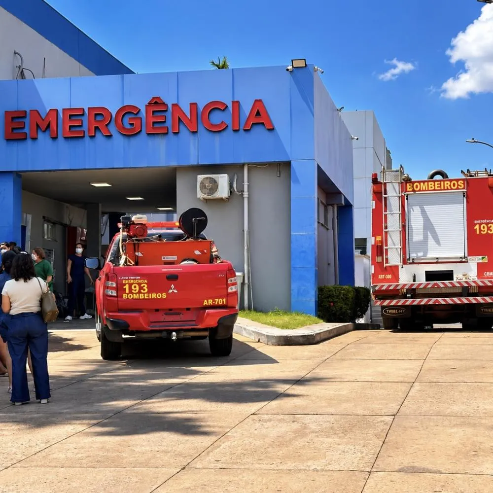 Incêndio em ar-condicionado mobiliza hospital em Rondonópolis