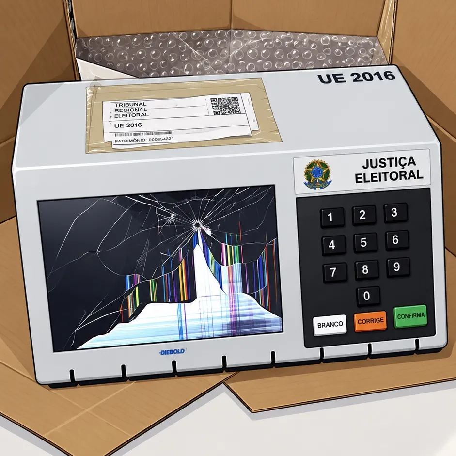 Eleitora é presa após quebrar urna durante votação em Cuiabá