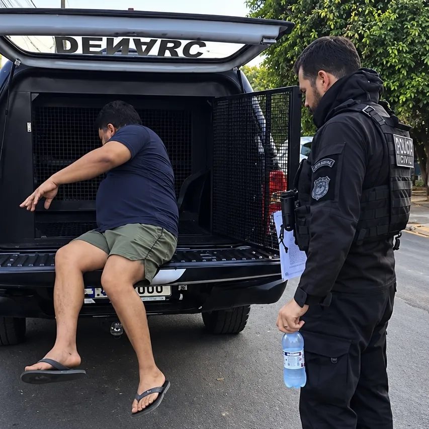 Cabeleireiro é preso por suspeita de ligação com tráfico em Cuiabá