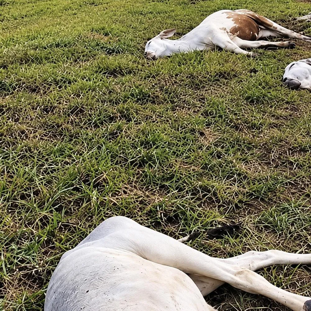 Temporal mata 11 animais, derruba galpão e causa estragos em Vila Bela
