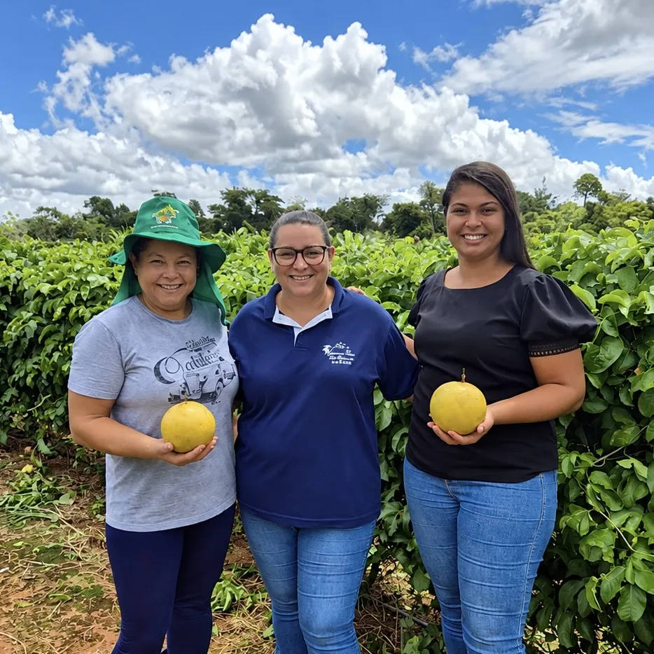 Mulher planta 120 pés de maracujá e aposta em nova produção em Boa esperança do Norte