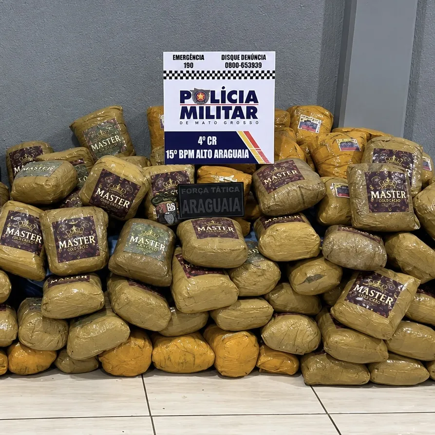 Polícia intercepta caminhão com skunk em Alto Araguaia