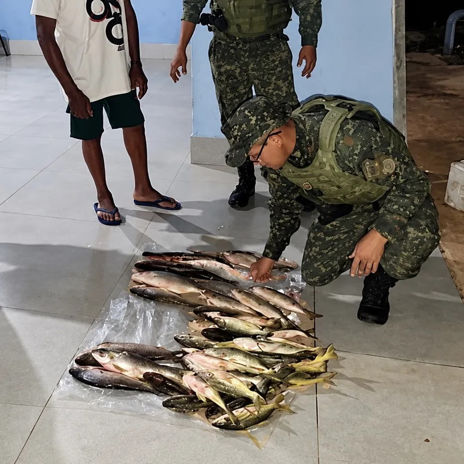 PM Ambiental apreende 23 quilos de pescado escondidos em Poxoréu