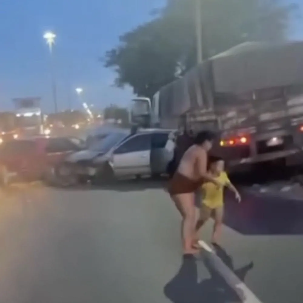 Colisão na ponte do Rio Vermelho deixa feridos