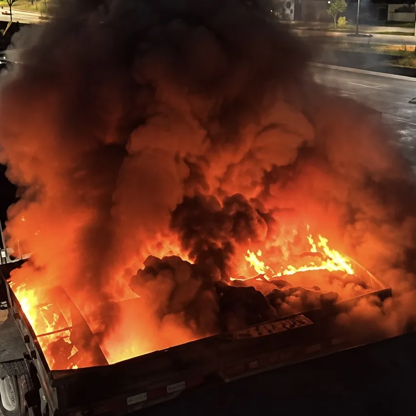 Fogo consome duas lojas e mobiliza oito viaturas dos Bombeiros em Cuiabá