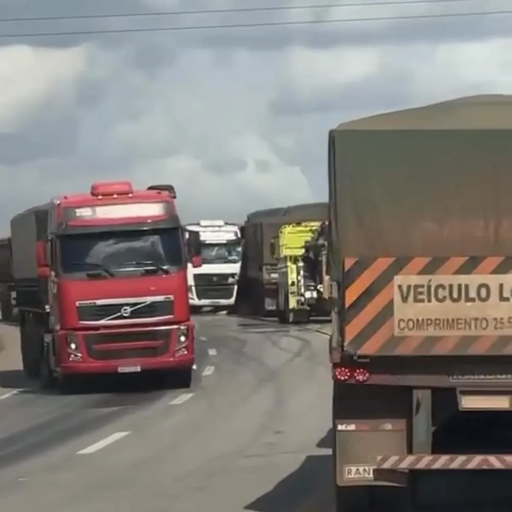 Vídeo mostra ocorrência no Trevo do Lagarto em Várzea Grande 