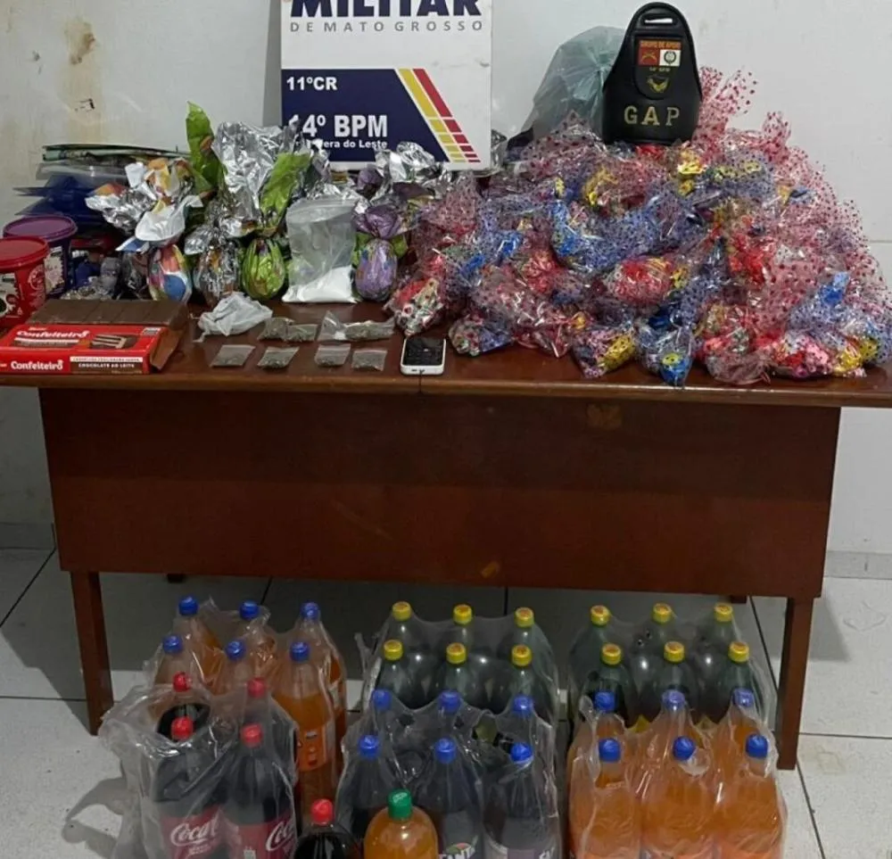 Grupo é detido suspeito de usar doces para promover facção em Primavera do Leste