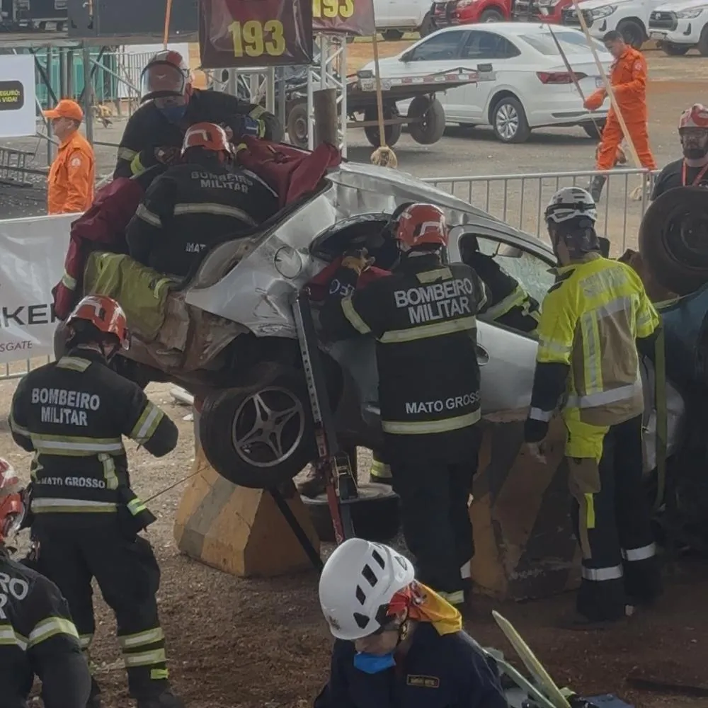2º CRBM se destaca em desafio estadual do CBM em Tangará da Serra