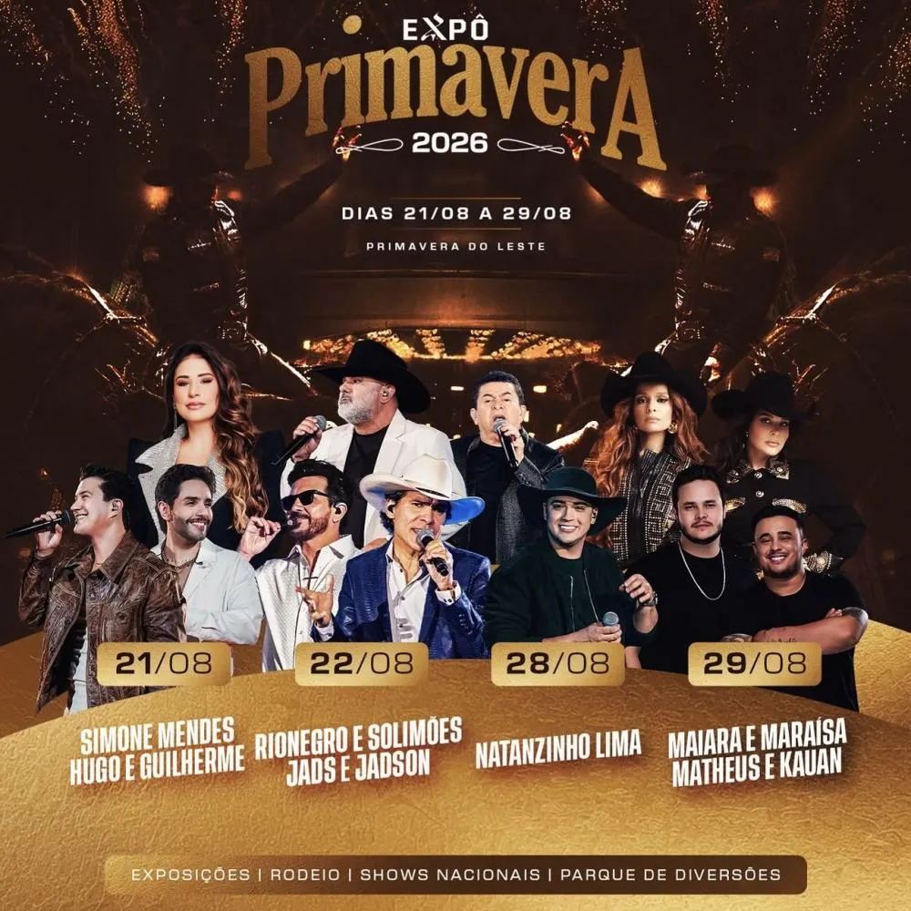 Expo Primavera 2026 é lançada com formato inédito e com entrada gratuita