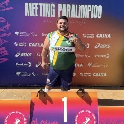 Atleta de Primavera do Leste conquista dois ouros em Meeting Paralímpico