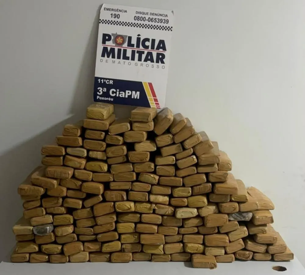 PM prende sete faccionados e apreende 152 tabletes de maconha