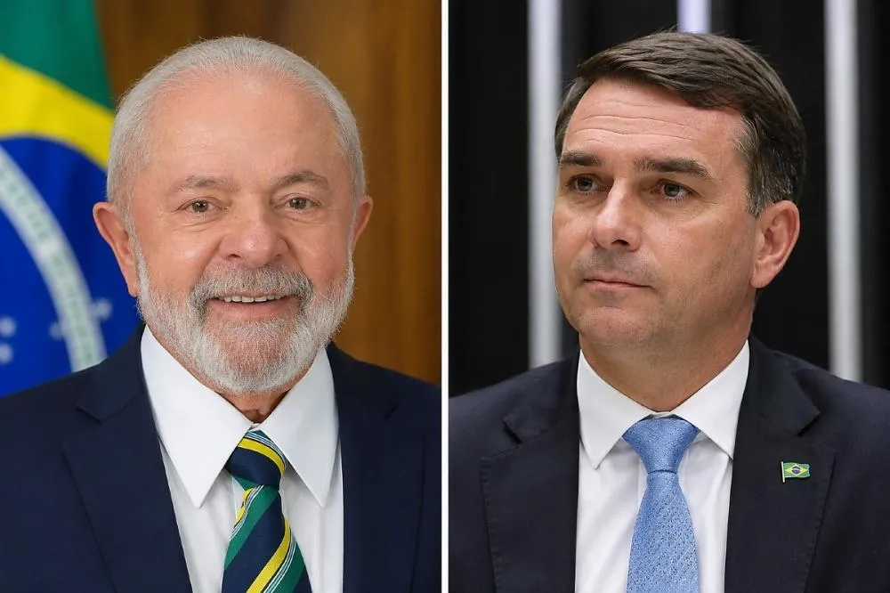 Mato Grosso recebe Lula e Flávio Bolsonaro no mesmo dia