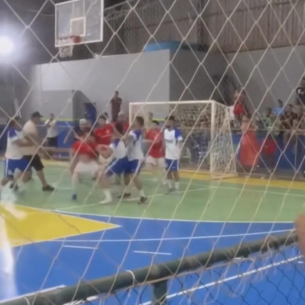 Torneio de futsal termina em pancadaria em Feliz Natal
