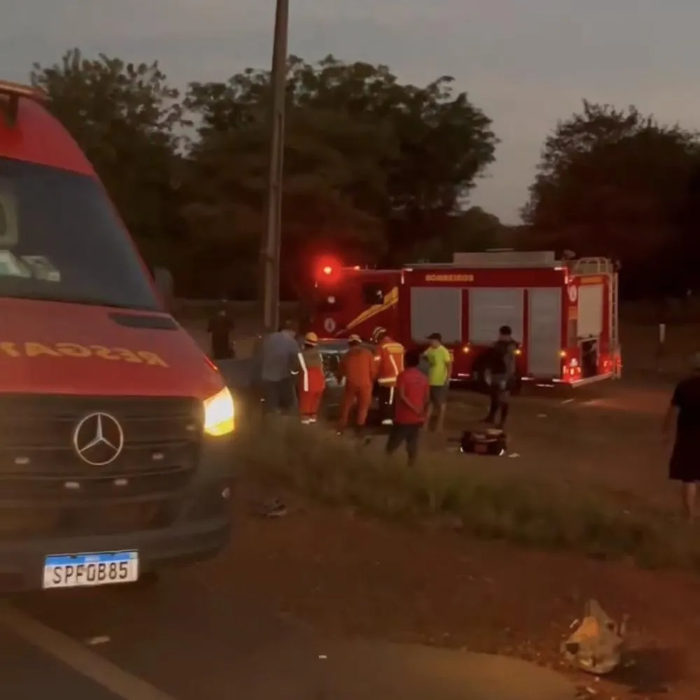 Acidente entre dois veículos assusta motoristas em Lucas do Rio Verde