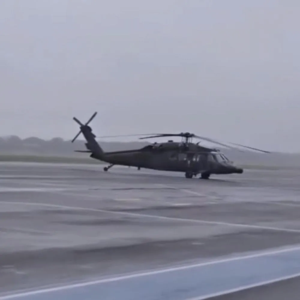 Helicóptero do Exército vira destaque no aeroporto Marechal Rondon