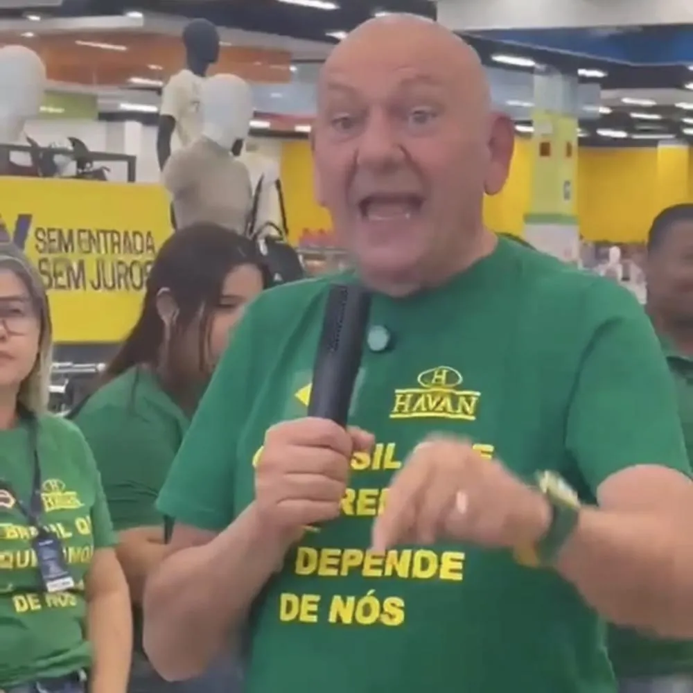 Luciano Hang critica gestão de Zé do Pátio durante visita à Havan de Rondonópolis