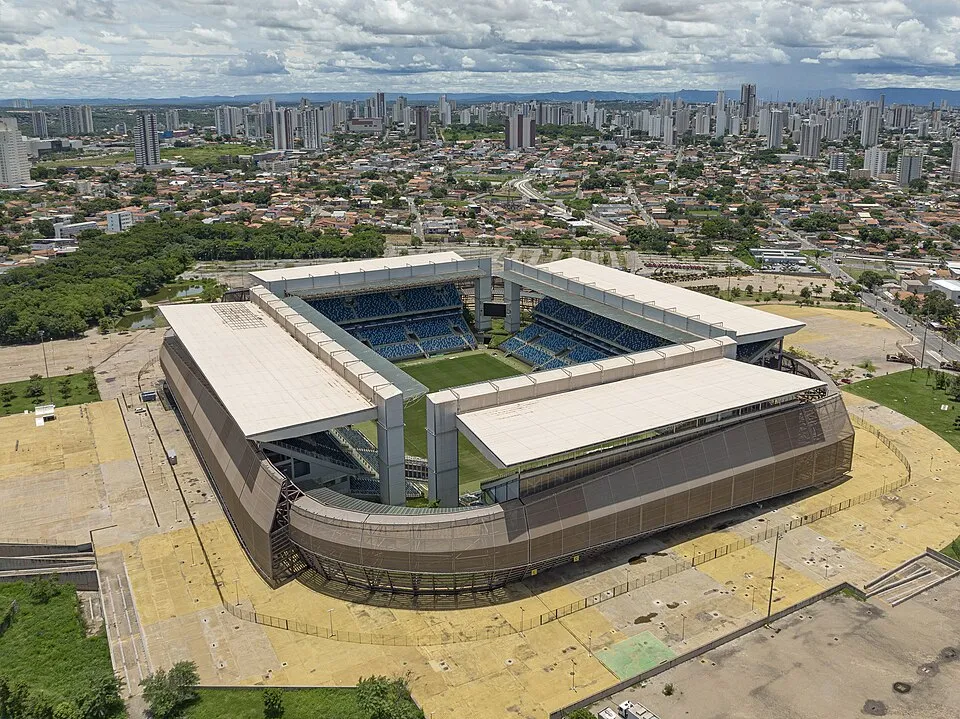 Arena Pantanal será palco de Fortaleza x Palmeiras pelas oitavas da Copa do Brasil