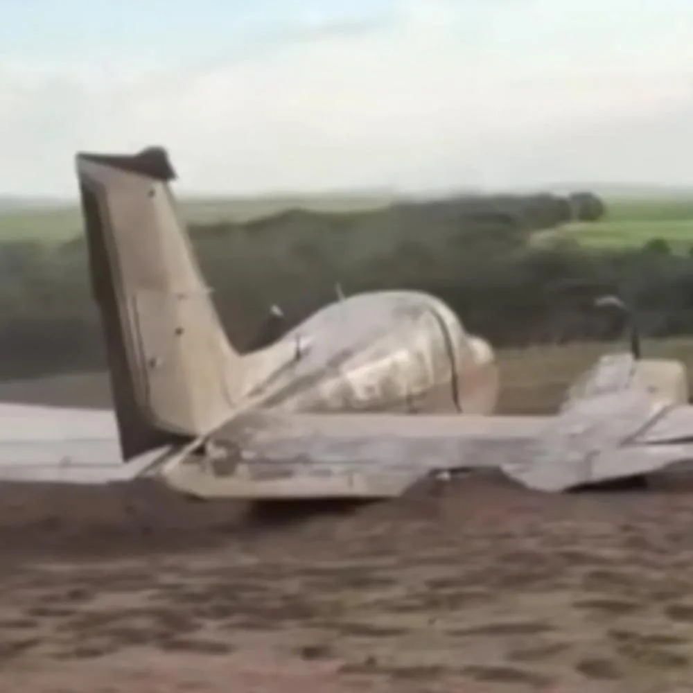 Avião é encontrado abandonado em fazenda de Alto Araguaia e caso é investigado