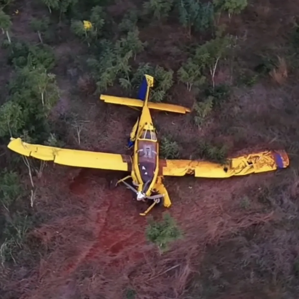 Aeronave cai em Tangará da Serra e mobiliza equipes de emergência
