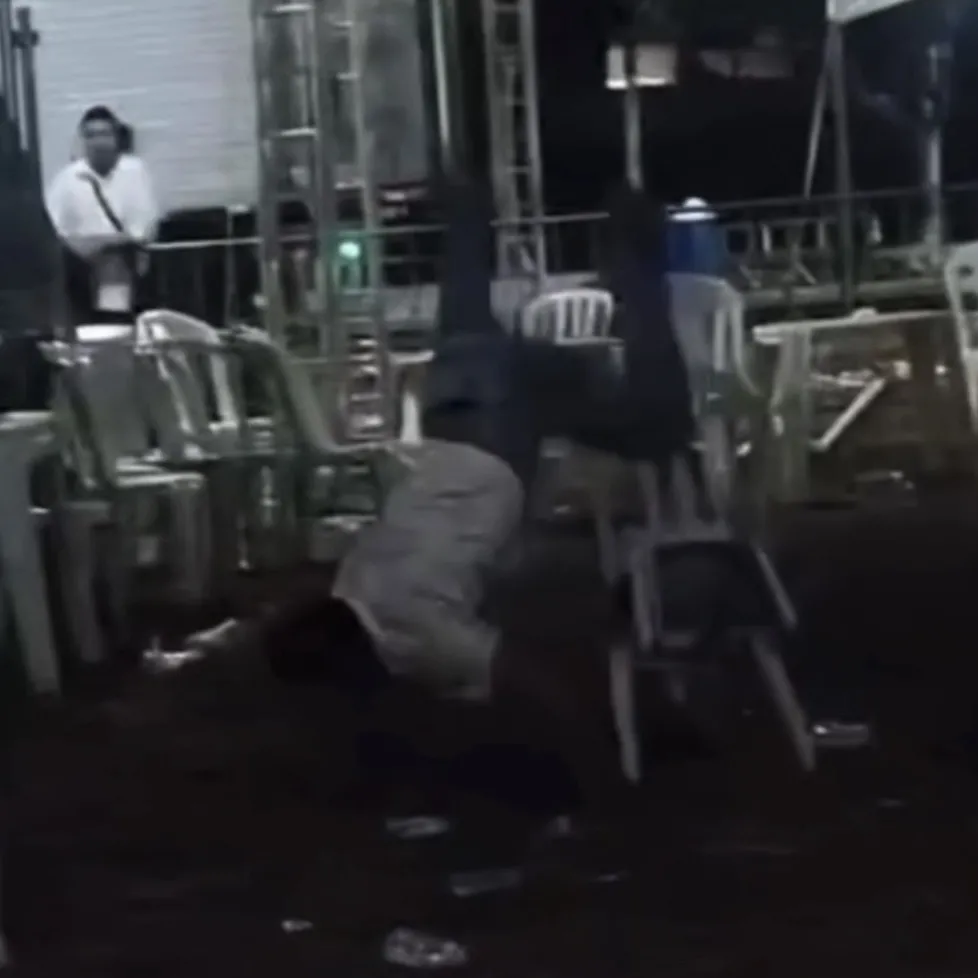 Cena inusitada em festa viraliza nas redes sociais em Pontes e Lacerda